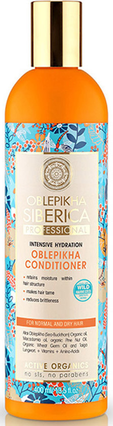 Natura Siberica Oblepikha Hair Conditioner Για Αδύναμα Ταλαιπωρημένα Μαλλιά, 400ml