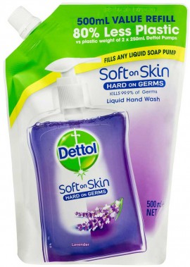 Dettol Refil Liquid Soap Soothe, 500ml