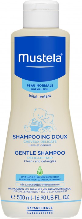 Mustela Gentle Shampoo, 500ml
