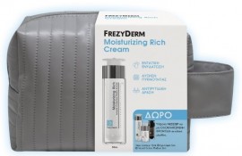 Frezyderm Promo Moisturizing Rich Cream 45+ 50ml & Δώρο Neck Contour Cream 15ml & Anti-Wrinkle Eye Cream 5ml + Velvet Colors Make up Medium 2ml