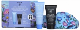 Apivita Aqua Beelicious Oil-Free Hydrating Gel-Cream Light Texture 40ml & Δώρο Black Detox Cleansing Jelly 50ml & Hair Band