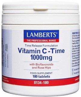 Lamberts Vitamin C Time Release 1000mg, 180 Tαμπλέτες