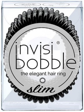 Invisibobble Slim True Black, 3 Τεμάχια