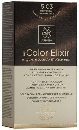 Apivita My Color Elixir 5.03 Καστανό Ανοιχτό Φυσικό Μελί