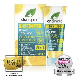 Dr. Organic Skin Clear 5 in 1 Oil Control Moisturiser, 50ml