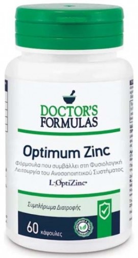 Doctors Formulas Optimum Zinc, 60 Κάψουλες