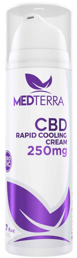 Medterra CBD Rapid Cooling Cream 250mg, 50ml