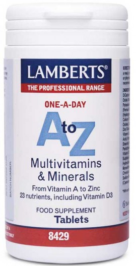 Lamberts A Τo Z Multivitamins, 30 Ταμπλέτες