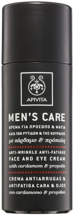Apivita Mens Care Κρέμα για πρόσωπο & μάτια με Κάρδαμο & Πρόπολη,50ml