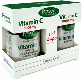 Power Health Platinum Vitamin C 1000mg 30 Tαμπλέτες & Vitamin C 1000mg 20 Tαμπλέτες