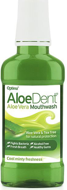 Optima AloeDent Mouthwash Fluoride Free, 250ml