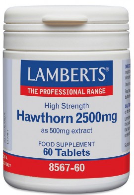 Lamberts Hawthorn 2500mg, 60Tαμπλέτες