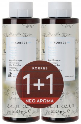 Korres Αφρόλουτρο Γιαούρτι, 2x 250ml