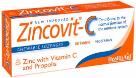 Health Aid Zincovit C, 60 Tαμπλέτες