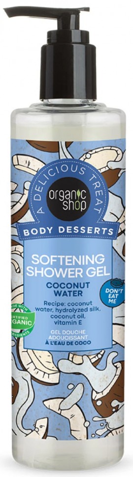 Natura Siberica Organic Shop Body Desserts Coconut Water, 280ml