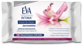 Intermed Eva Intima Fresh & Clean Maxi Size, 10 Τεμάχια