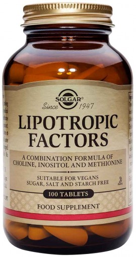 Solgar Lipotropic Factors, 100 Ταμπλέτες