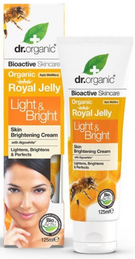 Dr. Organic Royal Jelly Light & Bright Cream, 125ml