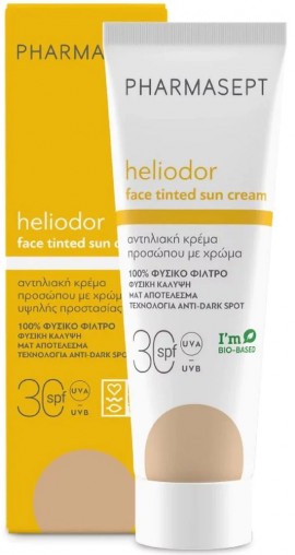 Pharmasept Heliodor Face Sun Cream Mε Χρώμα SPF 30, 50ml