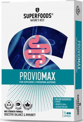 Superfoods Proviomax, 15 Κάψουλες