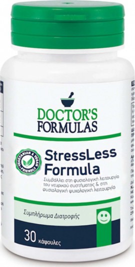 Doctors Formulas StressLess Formula, 30 Κάψουλες