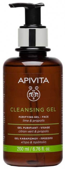 Apivita Gel Καθαρισμού με Πρόπολη & Lime, 200ml