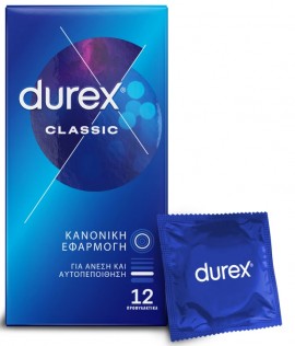 Durex Classic Προφυλακτικά, 12 Τεμάχια