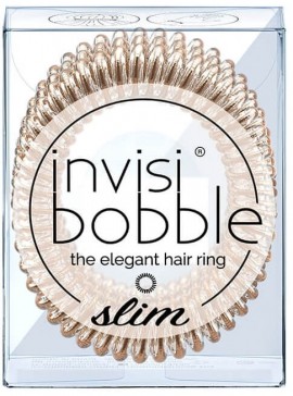 Invisibobble Slim Bronze Me Pretty, 3 Τεμάχια