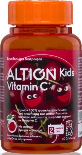 Altion Kids Vitamin C, 60 Ζελεδάκια