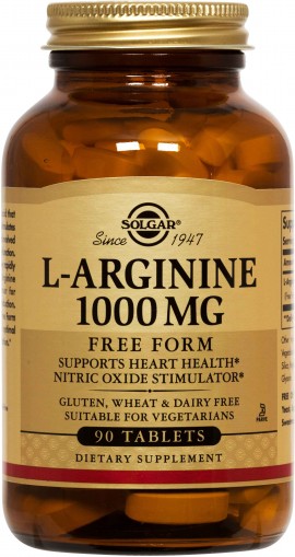 Solgar L- Arginine 1000mg, 90 Κάψουλες