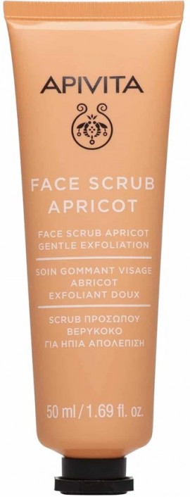 Apivita Scrub Ηπιας Απολέπισης Με Βερύκοκο, 50ml