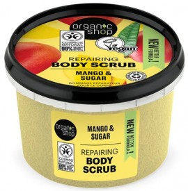 Natura Siberica Organic Shop Kenyan Mango Scrub Σώματος Μάνγκο Κένυας, 250ml