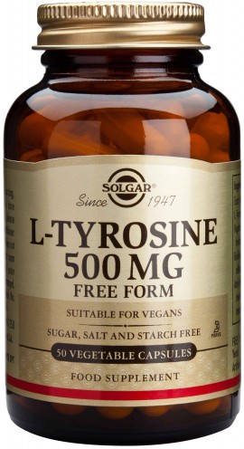 Solgar L- Tyrosine 500mg, 50 Κάψουλες