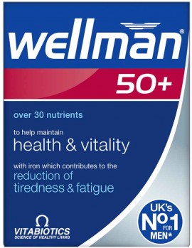 Vitabiotics Wellman 50+, 30 Ταμπλέτες
