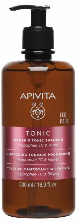 Apivita Womens Tonic Σαμπουάν Για Γυναίκες Με Ιπποφαές & Δάφνη, 500ml