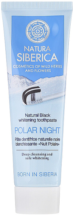 Natura Siberica Natural Black Whitening Toothpaste Polar Night, 100gr