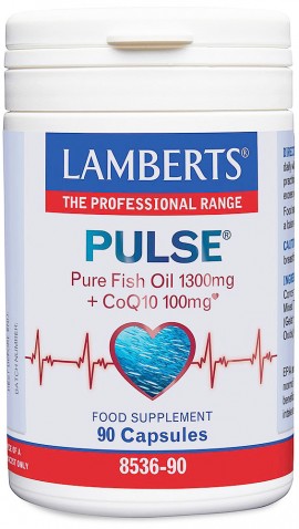 Lamberts Pulse Fish Oil & CoQ10, 90 Κάψουλες