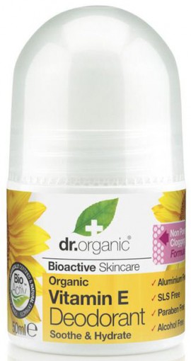 Dr. Organic Vitamine E Deodorant Roll On, 50ml
