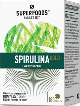 Superfoods Σπιρουλίνα, 180 Ταμπλέτες