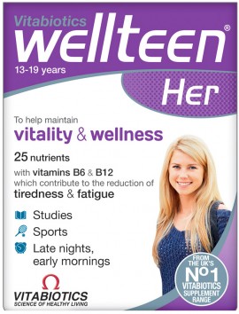 Vitabiotics Wellteen Her, 30 Tαμπλέτες