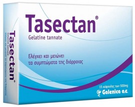 Tasectan Gelatine Tannate 500mg 15 Ταμπλέτες