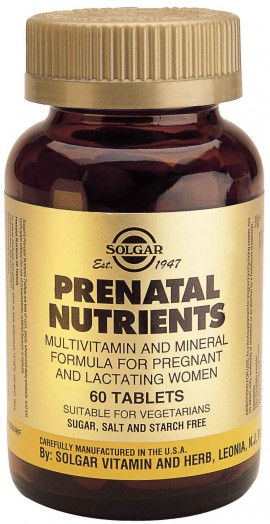 Solgar Prenatal Nutrients, 60 Ταμπέτες