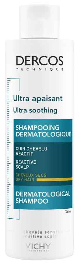 Vichy Dercos Ultra Shampoo For Dry Hair, 200ml