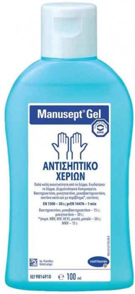 Hartman Manusept Αντισηπτικό Gel Χεριών, 100ml