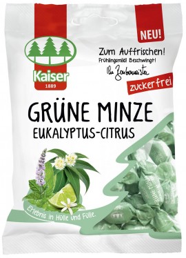 Kaiser Καραμέλες Μέντα & Ευκάλυτο & Lime, 60gr