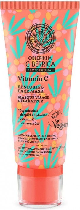 Natura Siberica Oblepikha C-berrica VitaminC Restoring Face Mask, 100ml