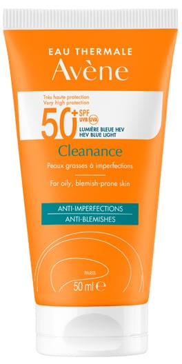 Avene Cleanance Solaire Χωρίς Χρώμα SPF50+, 50ml