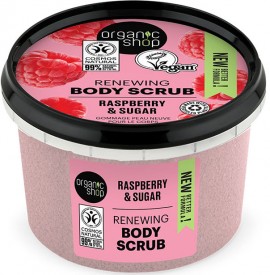 Natura Siberica/ Organic Shop Body Scrub Raspberry Cream, 250ml