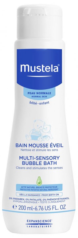 Mustela Multi- Sensory Bubble Bath, 200ml