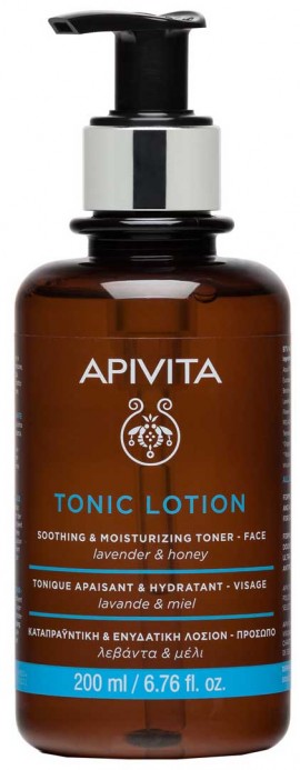 Apivita Tonic Lotion Soothing & Moisturizing Toner Mε Μέλι & Λεβάντα, 200ml